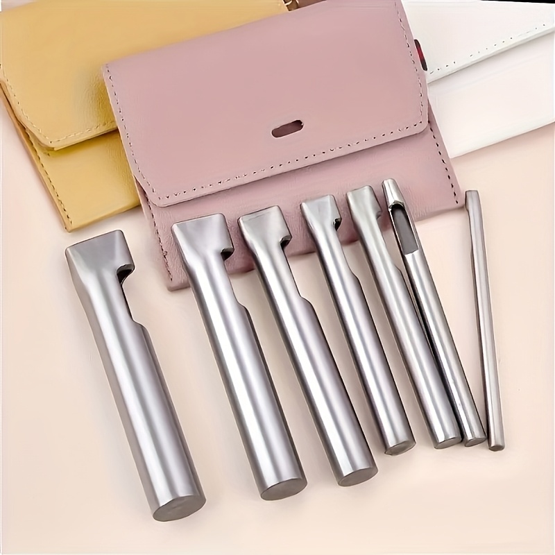 Leather Punch Revolving - 5er-Set Lederlochstanzer für längliche und ovale