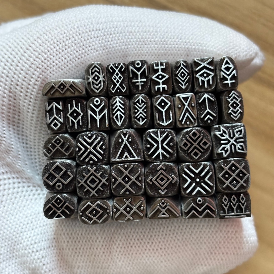 Leatherwork Punch - Nr. 19-35 Vintage Symbol Logo Metallstempel