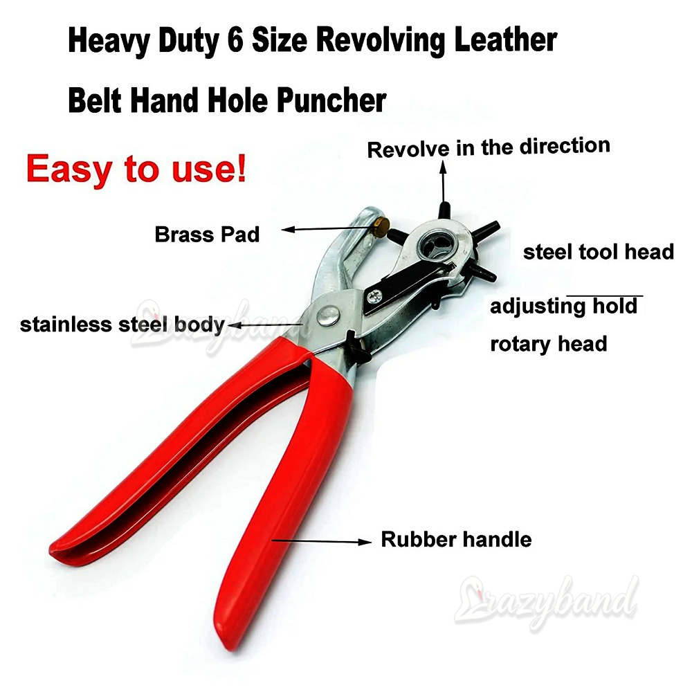 Multifunktionaler Lederlocher, – Leather Punch Revolving Bewertung und Preis