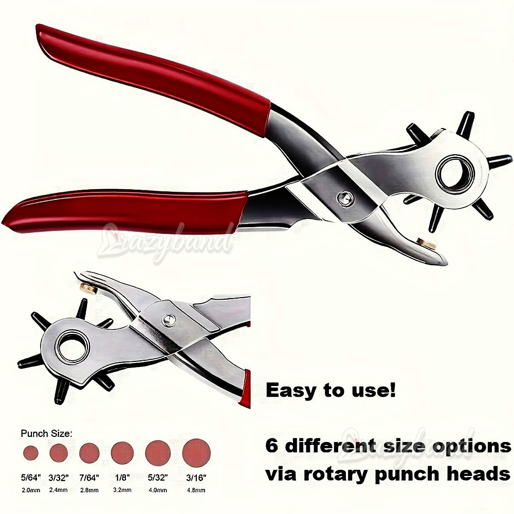 Multifunktionaler Lederlocher, – Leather Punch Revolving Bewertung und Preis