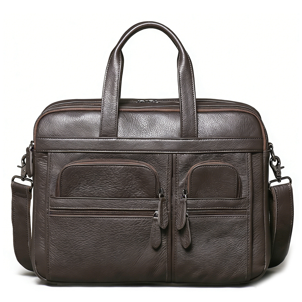 Herren Echtleder-Aktentasche,  – Leather Work Bag Laptop Bewertung und Preis