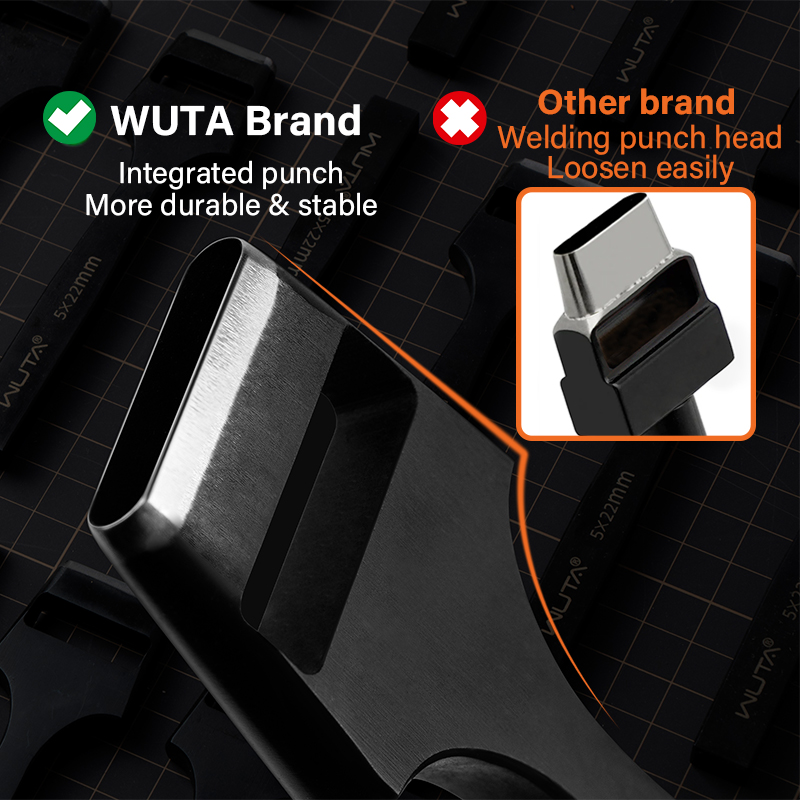 WUTA 2-7-teiliges Set, häufig  – Leather Punch Revolving Bewertung und Preis