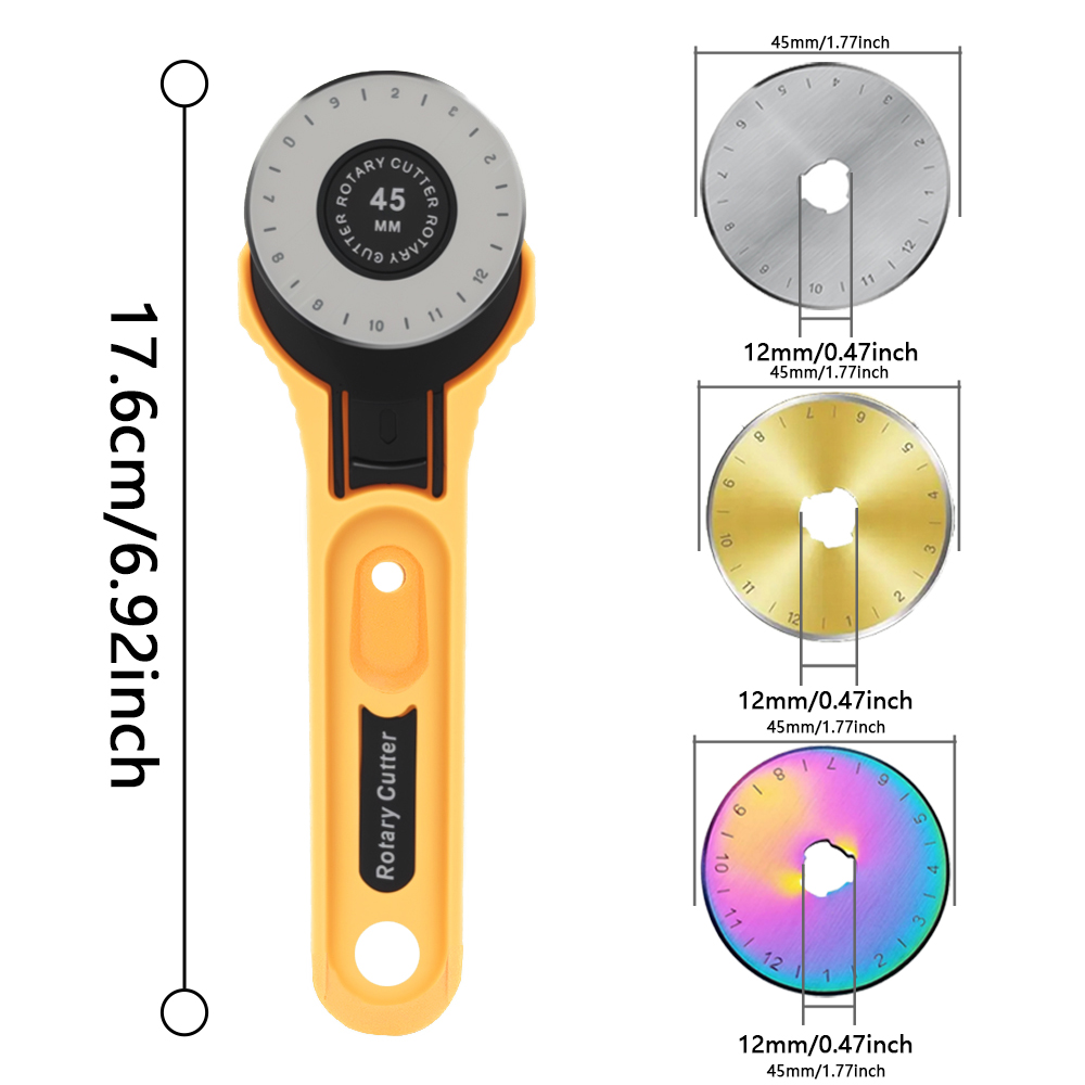45 mm rotierender Stoffschneid – Leatherwork Diy Bewertung und Preis