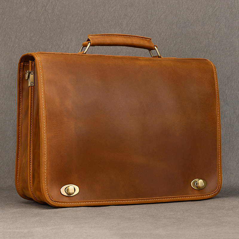 Anpassen der Echt leder Laptop – Leather Work Bag Laptop Bewertung und Preis