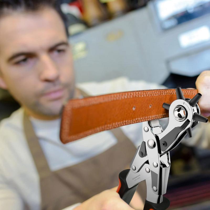 Leder Gürtel Loch Loch zange Ö – Leather Punch Revolving Bewertung und Preis