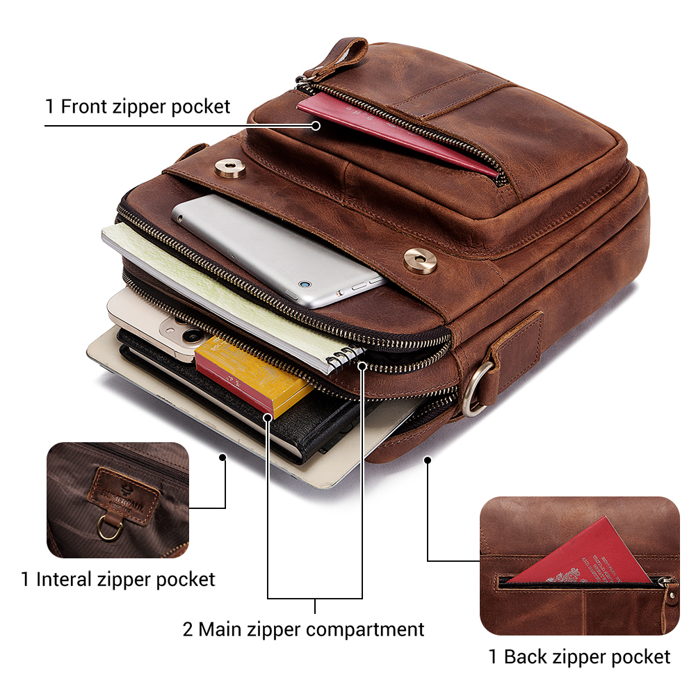 HUMERPAUL Echtes Leder männer  – Leather Work Bag Laptop Bewertung und Preis