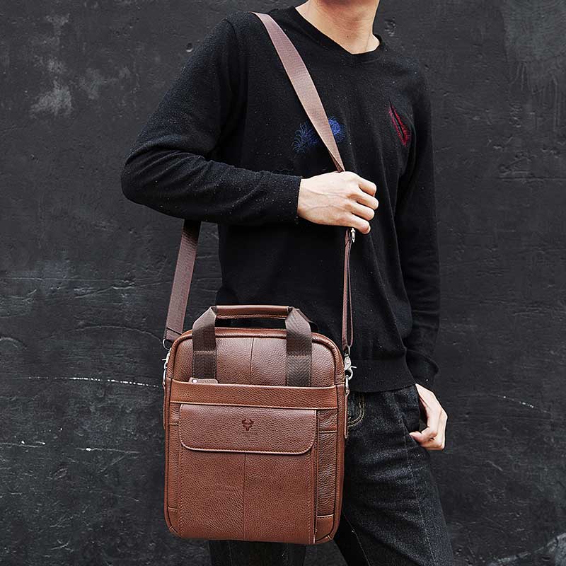 Robuste Taschen aus echtem Led – Leather Work Bag Laptop Bewertung und Preis